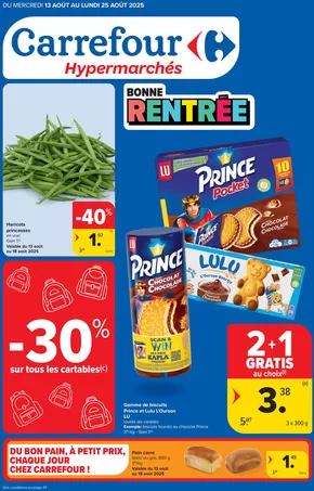 Catalogue Carrefour Drive à Liège | Bonne Rentree FR | 2025-08-13T00:00:00.000Z - 2025-08-25T00:00:00.000Z