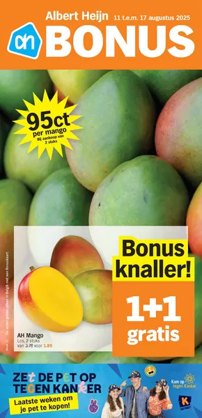 Catalogue Albert Heijn | Bonus | 2025-08-11T00:00:00.000Z - 2025-08-17T00:00:00.000Z
