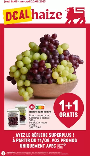 Catalogue Delhaize | D€ALhaize FR | 2025-08-14T00:00:00.000Z - 2025-08-20T00:00:00.000Z