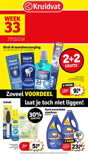 Catalogue Kruidvat | Week 33 | 2025-08-12T00:00:00.000Z - 2025-08-17T00:00:00.000Z