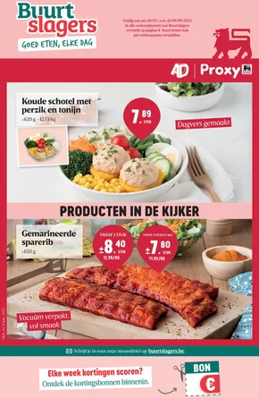 Catalogue Buurtslagers | Goed Eten, Elke Dag | 2025-08-12T00:00:00.000Z - 2025-09-09T00:00:00.000Z