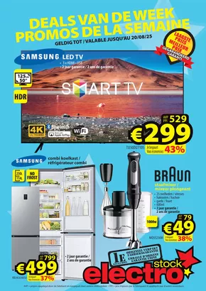 Catalogue ElectroStock à Wavre | Promos | 2025-08-13T00:00:00.000Z - 2025-08-20T00:00:00.000Z