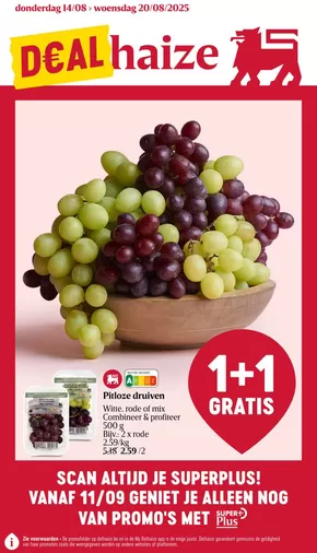 Catalogue AD Delhaize à Gembloux | D€ALhaize NL | 2025-08-14T00:00:00.000Z - 2025-08-20T00:00:00.000Z