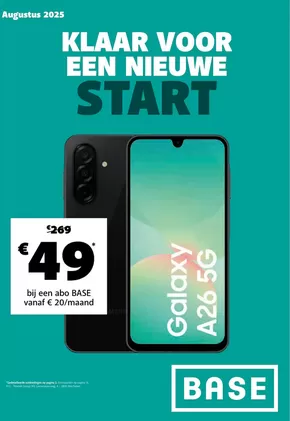 Catalogue Base à Ostende | Promo Start | 2025-08-14T00:00:00.000Z - 2025-09-06T00:00:00.000Z