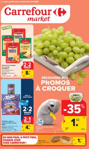 Catalogue Carrefour Market à Bouillon | Promos Market | 2025-08-20T00:00:00.000Z - 2025-08-26T00:00:00.000Z