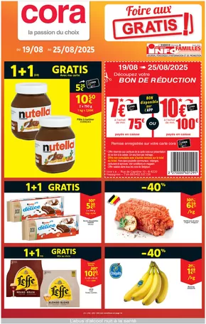 Catalogue Cora | Foire Aux Gratis | 2025-08-19T00:00:00.000Z - 2025-08-25T00:00:00.000Z