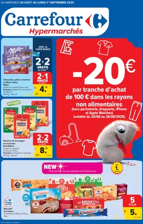 Catalogue Carrefour Drive à Liège | Hypermarches FR | 2025-08-20T00:00:00.000Z - 2025-09-01T00:00:00.000Z