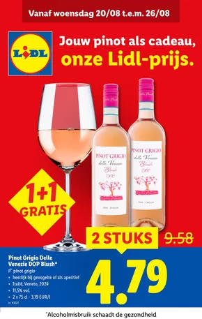 Catalogue Lidl | Onze Lidl-prijs NL | 2025-08-20T00:00:00.000Z - 2025-08-26T00:00:00.000Z