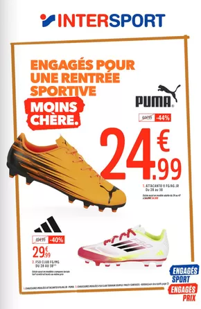 Catalogue Intersport | Moins Chère ! | 2025-08-18T00:00:00.000Z - 2025-09-14T00:00:00.000Z