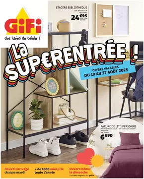 Catalogue GiFi à Bruxelles | La Sup€rentrée | 2025-08-19T00:00:00.000Z - 2025-08-27T00:00:00.000Z