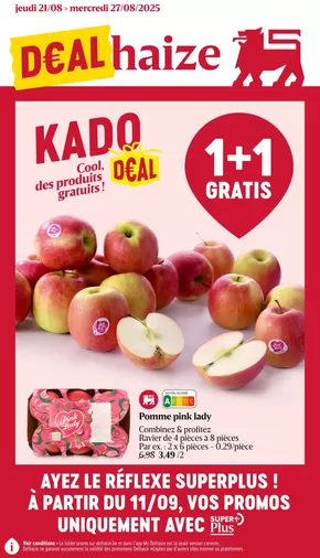 Catalogue AD Delhaize à Courcelles | D€ALhaize FR | 2025-08-21T00:00:00.000Z - 2025-08-27T00:00:00.000Z