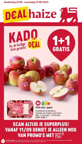 Catalogue AD Delhaize à Hasselt | AD Delhaize NL | 2025-08-21T00:00:00.000Z - 2025-08-27T00:00:00.000Z