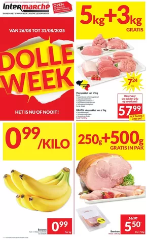 Catalogue Intermarché à Péruwelz | Dolle Week NL | 2025-08-26T00:00:00.000Z - 2025-08-31T00:00:00.000Z