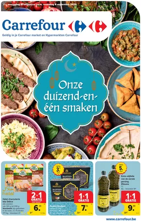 Catalogue Carrefour à Profondeville | Onze Duizend-en-een Smaken | 2025-08-27T00:00:00.000Z - 2025-09-08T00:00:00.000Z