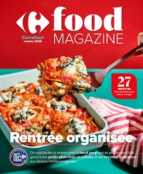 Catalogue Carrefour Market | Food Magazine | 2025-08-27T00:00:00.000Z - 2025-10-08T00:00:00.000Z