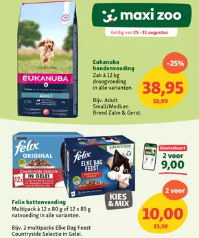 Catalogue Maxi Zoo à Louvain | Week 35 | 2025-08-25T00:00:00.000Z - 2025-08-31T00:00:00.000Z