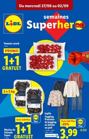 Catalogue Lidl | Semaines Superhero | 2025-08-27T00:00:00.000Z - 2025-09-02T00:00:00.000Z