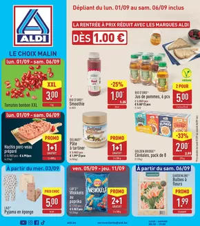 Catalogue Aldi à Malmedy | Promotions Spéciales En Cours | 2025-09-01T00:00:00.000Z - 2025-09-11T00:00:00.000Z