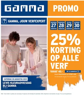 Catalogue GAMMA à Anvers | Promo | 2025-08-27T00:00:00.000Z - 2025-09-16T00:00:00.000Z