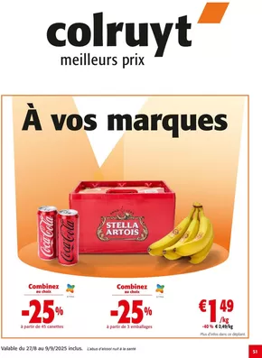 Catalogue Colruyt à Virton | A Vos Marques | 2025-08-27T00:00:00.000Z - 2025-09-09T00:00:00.000Z