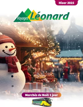 Catalogue Voyages Leonard à Diest | Excursions D'un Jour Hiver 2025 | 2025-12-01T00:00:00.000Z - 2025-12-31T00:00:00.000Z