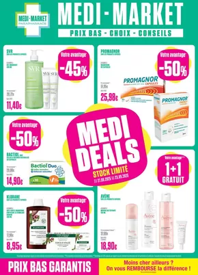 Catalogue Medi-Market à Saint-Trond | Prix Bas FR | 2025-08-28T00:00:00.000Z - 2025-09-23T00:00:00.000Z
