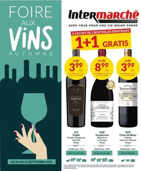 Catalogue Intermarché à Gedinne | Foire Aux Vins Automne FR | 2025-09-02T00:00:00.000Z - 2025-09-21T00:00:00.000Z