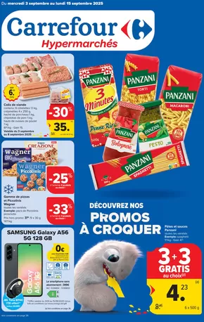 Catalogue Carrefour | Hypermarches. | 2025-09-03T00:00:00.000Z - 2025-09-15T00:00:00.000Z