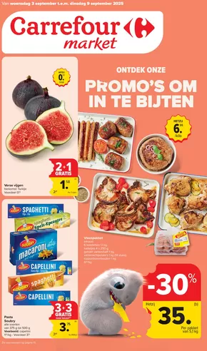 Catalogue Carrefour Market | Promo's Om In Te Bijten NL | 2025-09-03T00:00:00.000Z - 2025-09-09T00:00:00.000Z