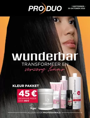 Catalogue Pro-Duo à Diest | Wunderbar NL | 2025-09-01T00:00:00.000Z - 2025-10-30T00:00:00.000Z