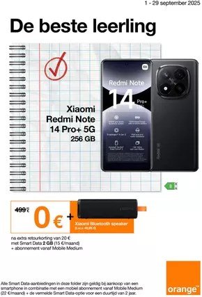 Catalogue Orange à Ottignies-Louvain-la-Neuve | De Beste Leerling | 2025-09-01T00:00:00.000Z - 2025-09-29T00:00:00.000Z
