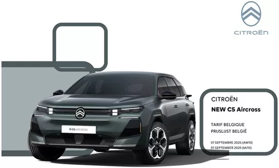 Catalogue Citroen à Saint-Trond | CR3 C5 Aircross AM10 | 2025-09-02T00:00:00.000Z - 2026-09-02T00:00:00.000Z