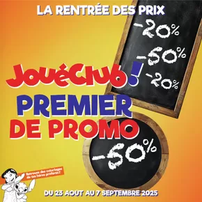 Catalogue Jouéclub à Bruxelles | Premier De Promo | 2025-09-02T00:00:00.000Z - 2025-09-07T00:00:00.000Z