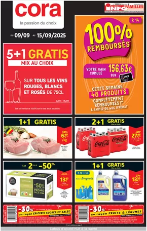 Catalogue Cora à Mons | Remboursés  | 2025-09-09T00:00:00.000Z - 2025-09-15T00:00:00.000Z