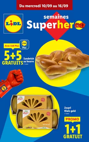 Catalogue Lidl | Superheroes FR | 2025-09-10T00:00:00.000Z - 2025-09-16T00:00:00.000Z