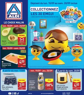 Catalogue Aldi à Wavre | Collectionnez FR | 2025-09-15T00:00:00.000Z - 2025-09-20T00:00:00.000Z