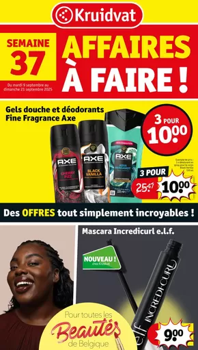 Catalogue Kruidvat à Wavre | Semaine 37 FR | 2025-09-08T00:00:00.000Z - 2025-09-21T00:00:00.000Z