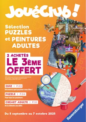 Catalogue Jouéclub à Wijnegem | Puzzles | 2025-09-08T00:00:00.000Z - 2025-10-07T00:00:00.000Z