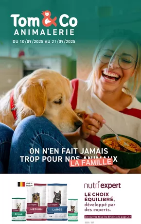 Catalogue Tom & Co à Bruxelles | Animalerie FR | 2025-09-10T00:00:00.000Z - 2025-09-21T00:00:00.000Z