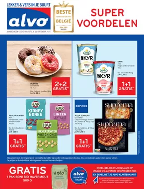 Catalogue Alvo à Zottegem | Super Voordelen NL | 2025-09-10T00:00:00.000Z - 2025-09-23T00:00:00.000Z