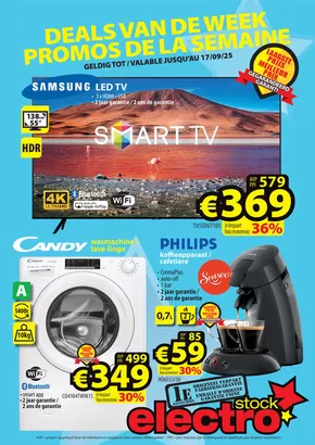 Catalogue ElectroStock à Bruges | Promos | 2025-09-10T00:00:00.000Z - 2025-09-17T00:00:00.000Z
