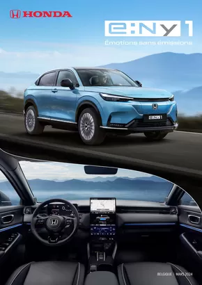 Catalogue Honda à Comblain-au-Pont | Honda e:Ny1 — Liste de prix | 2025-09-11T00:00:00.000Z - 2026-09-11T00:00:00.000Z