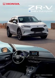 Catalogue Honda à Genk | Honda ZR-V e:HEV — Liste de prix | 2025-09-11T00:00:00.000Z - 2026-09-11T00:00:00.000Z