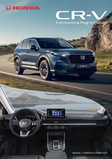 Catalogue Honda à Genk | Honda CR-V e:HEV & e:PHEV — Liste de prix | 2025-09-11T00:00:00.000Z - 2026-09-11T00:00:00.000Z