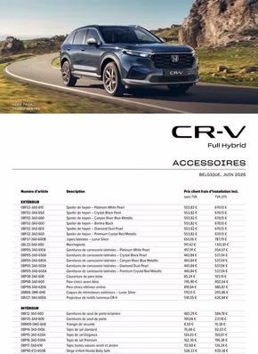 Catalogue Honda à Comblain-au-Pont | folder Honda | 2025-09-11T00:00:00.000Z - 2026-09-11T00:00:00.000Z