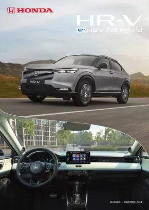 Catalogue Honda à Comblain-au-Pont | Honda HR-V e:HEV — Liste de prix | 2025-09-11T00:00:00.000Z - 2026-09-11T00:00:00.000Z