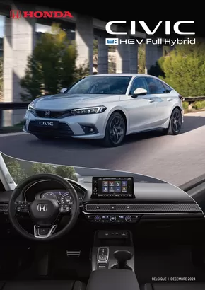 Catalogue Honda à Comblain-au-Pont | Honda Civic e:HEV — Liste de prix | 2025-09-11T00:00:00.000Z - 2026-09-11T00:00:00.000Z