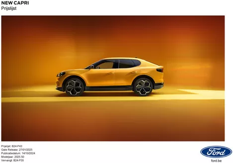 Catalogue Ford à Houthalen-Helchteren | NEW FORD CAPRI EV | 2025-09-11T00:00:00.000Z - 2026-09-11T00:00:00.000Z