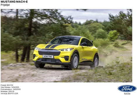 Catalogue Ford | MUSTANG MACH-E | 2025-09-11T00:00:00.000Z - 2026-09-11T00:00:00.000Z
