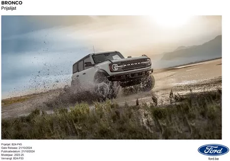 Catalogue Ford | FORD BRONCO | 2025-09-11T00:00:00.000Z - 2026-09-11T00:00:00.000Z